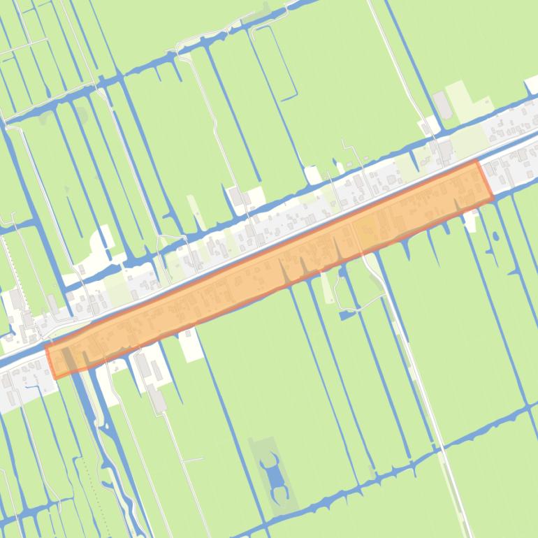 Kaart van de buurt Molenaarsgraaf-West.