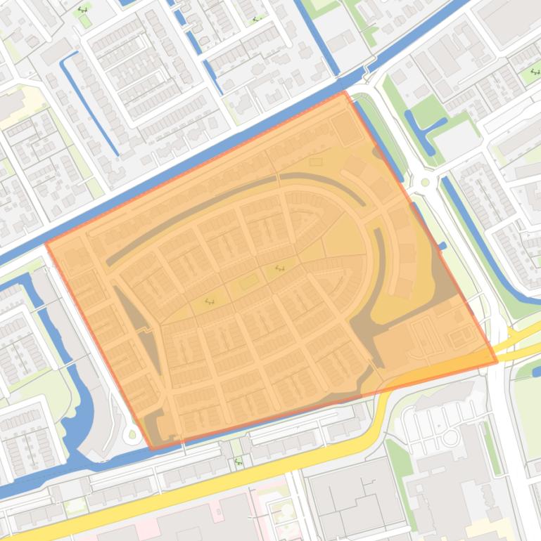 Kaart van de Molenbuurt.