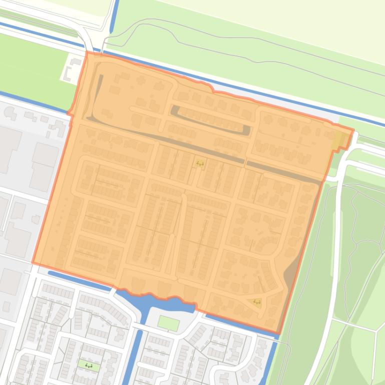 Kaart van de Molenbuurt.