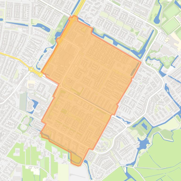 Kaart van de buurt Molendijk.