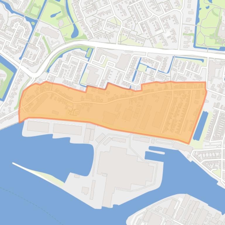 Kaart van de buurt Molendijk.