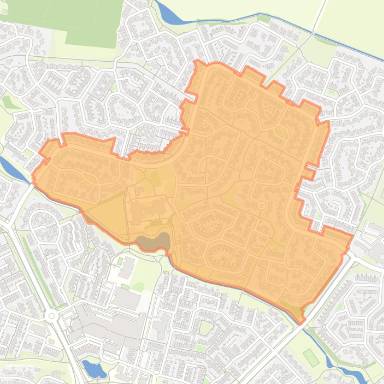 Kaart van de buurt Molendijkhoek.