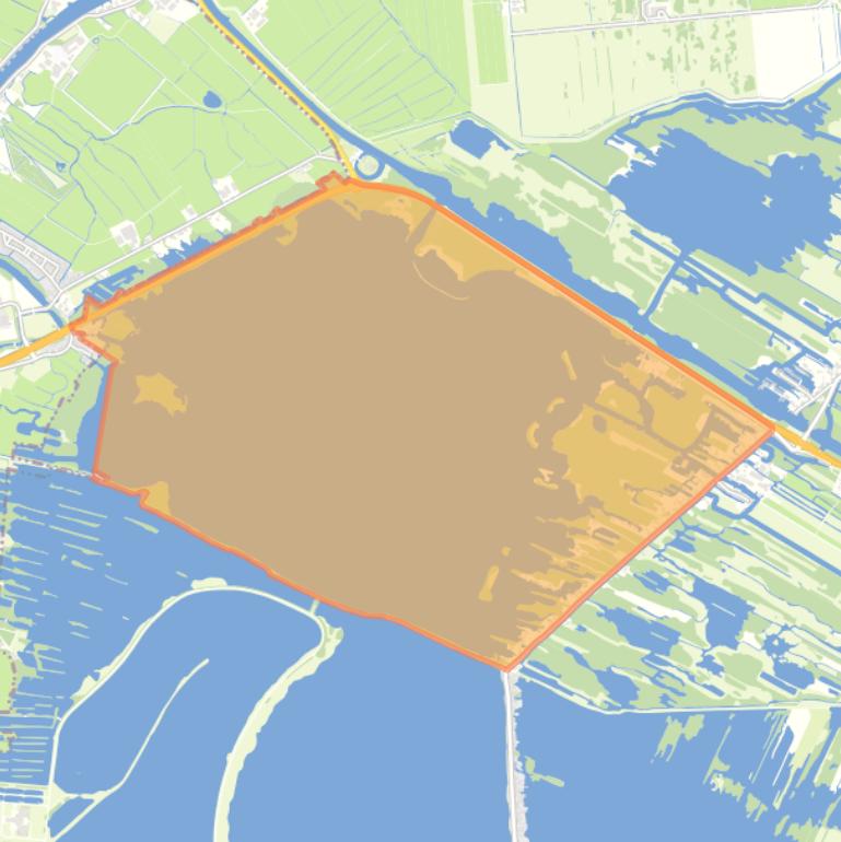 Kaart van de buurt Moleneind.