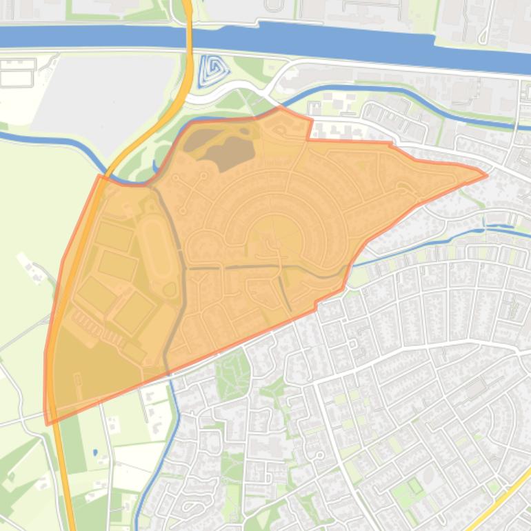 Kaart van de buurt Molengronden.