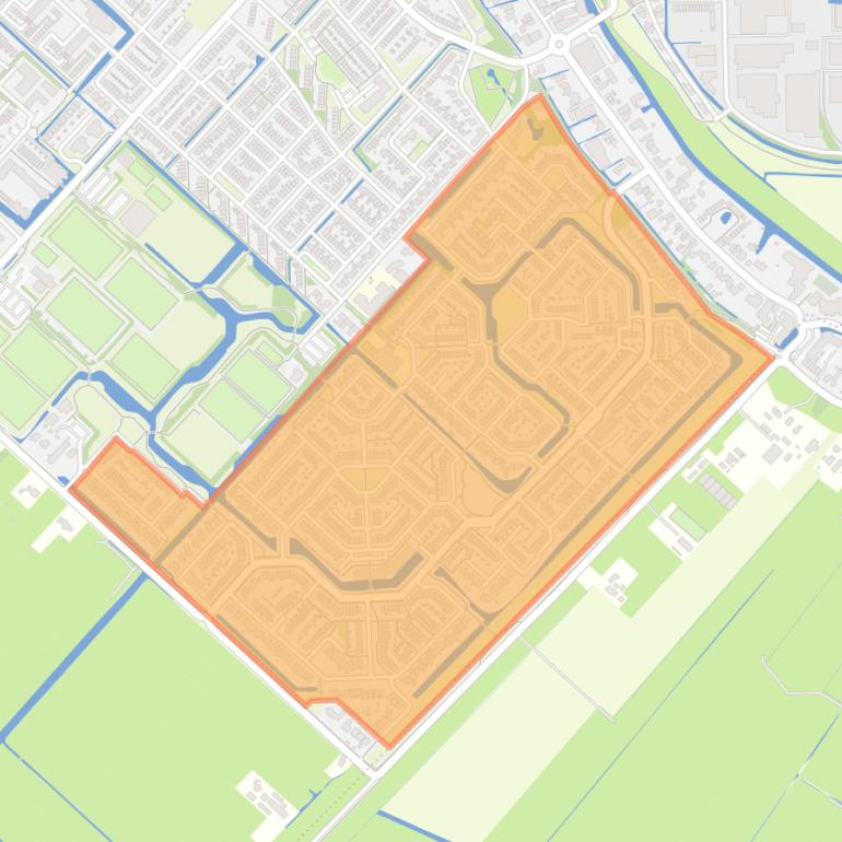 Kaart van de buurt Molenland.