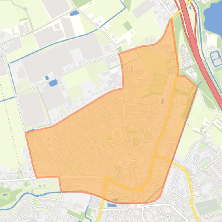 Kaart van de buurt Molenveld.