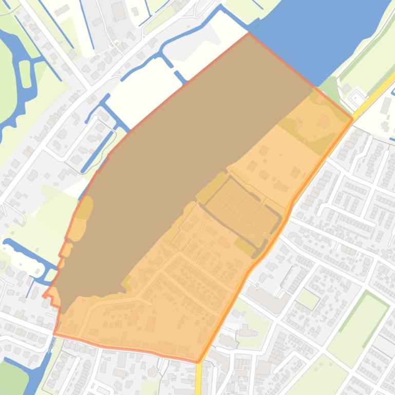 Kaart van de buurt Molenweg-West.