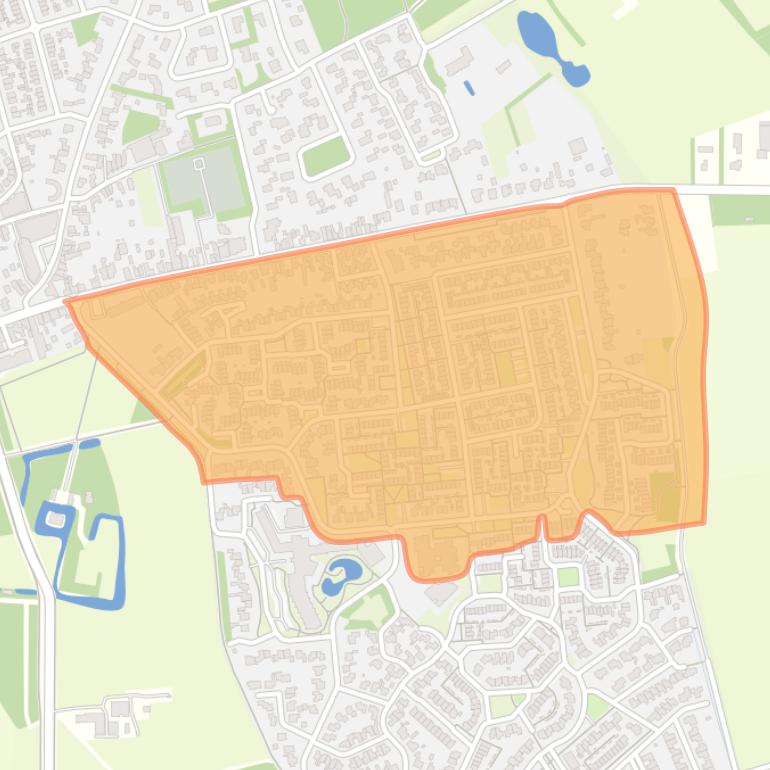 Kaart van de buurt Molenwijk (noord).