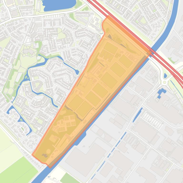 Kaart van de buurt Monnikenhof sportcomplex.