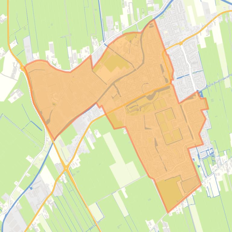 Kaart van de buurt Montfoort.