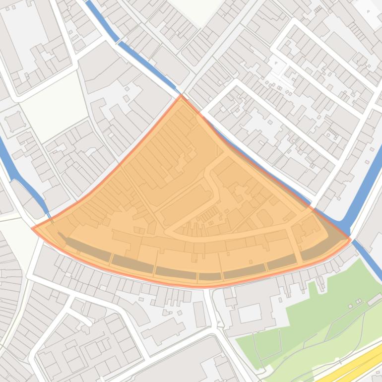 Kaart van de buurt Mooierstraat en omgeving.