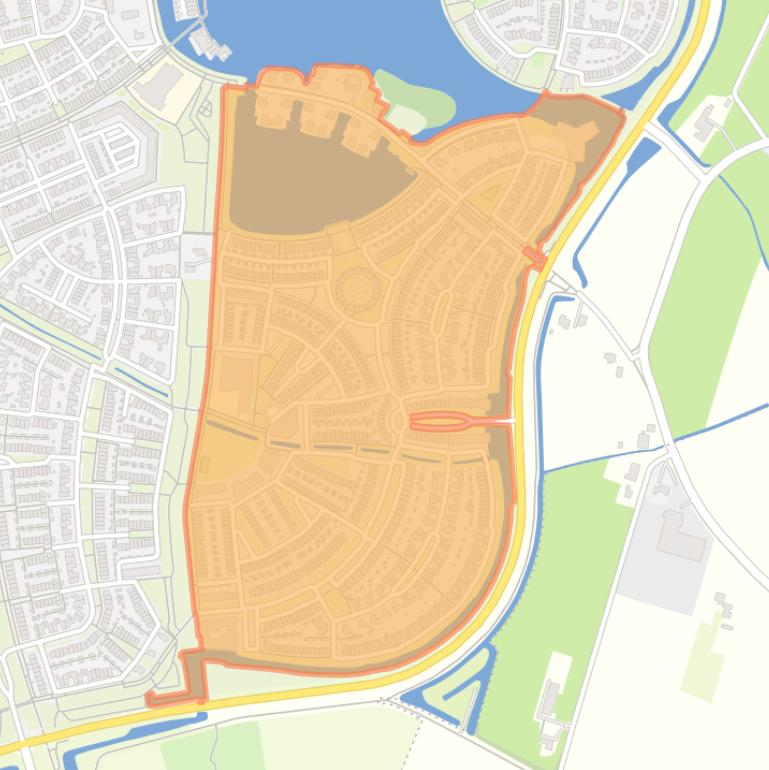 Kaart van de buurt Mossen.