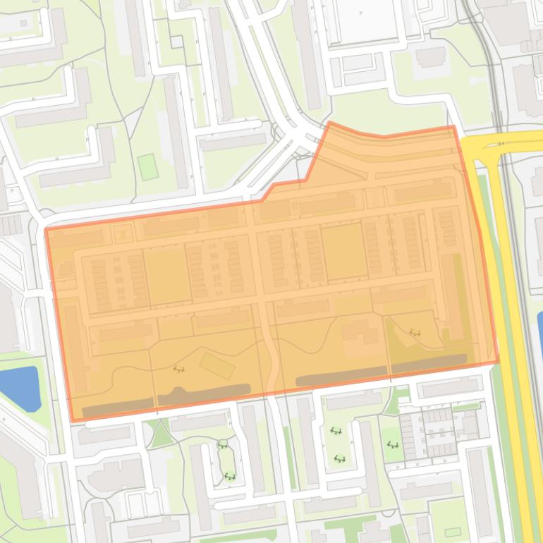 Kaart van de Mozartbuurt.