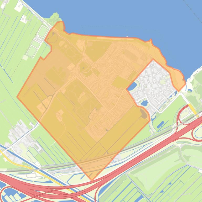 Kaart van de buurt Muiderberg.