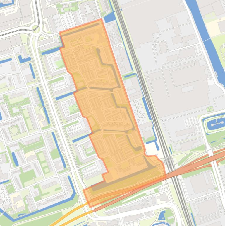 Kaart van de Multatulibuurt.