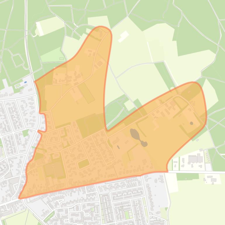 Kaart van de buurt Mussenhoek.