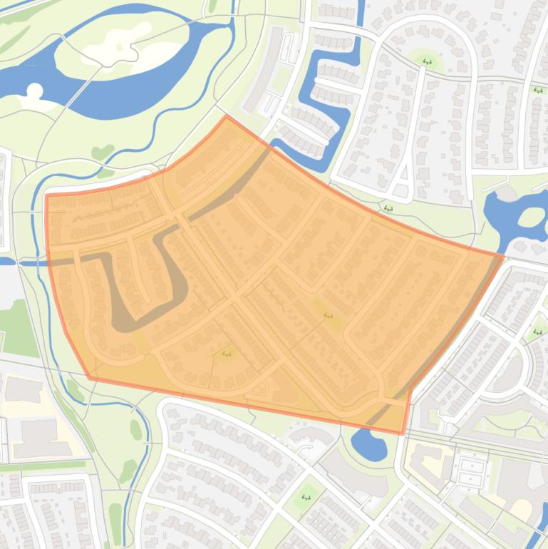 Kaart van de buurt Muziekland III.