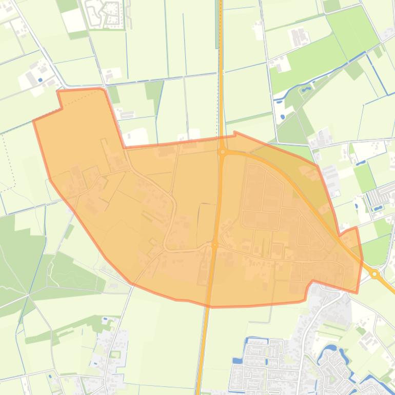 Kaart van de buurt Nabbegat-Voederheil.