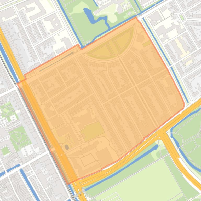 Kaart van de Nassaubuurt.