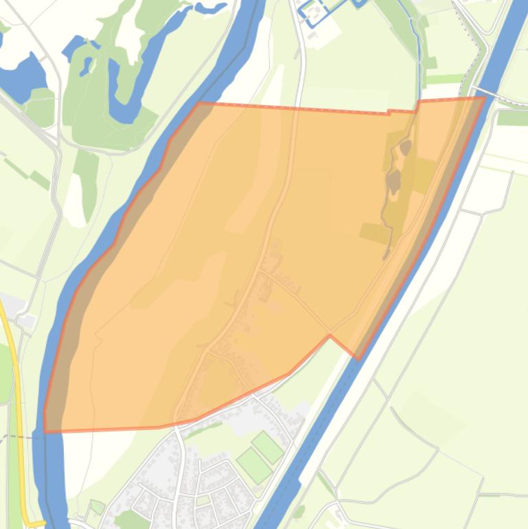 Kaart van de buurt Nattenhoven.