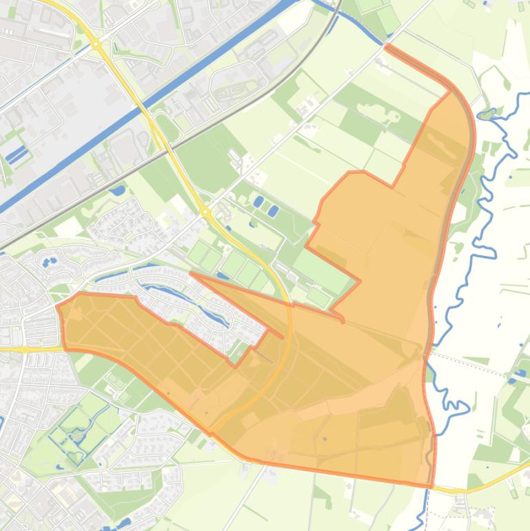 Kaart van de buurt Natuurgebied Amelte.