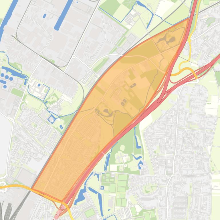 Kaart van de buurt Nazareth.