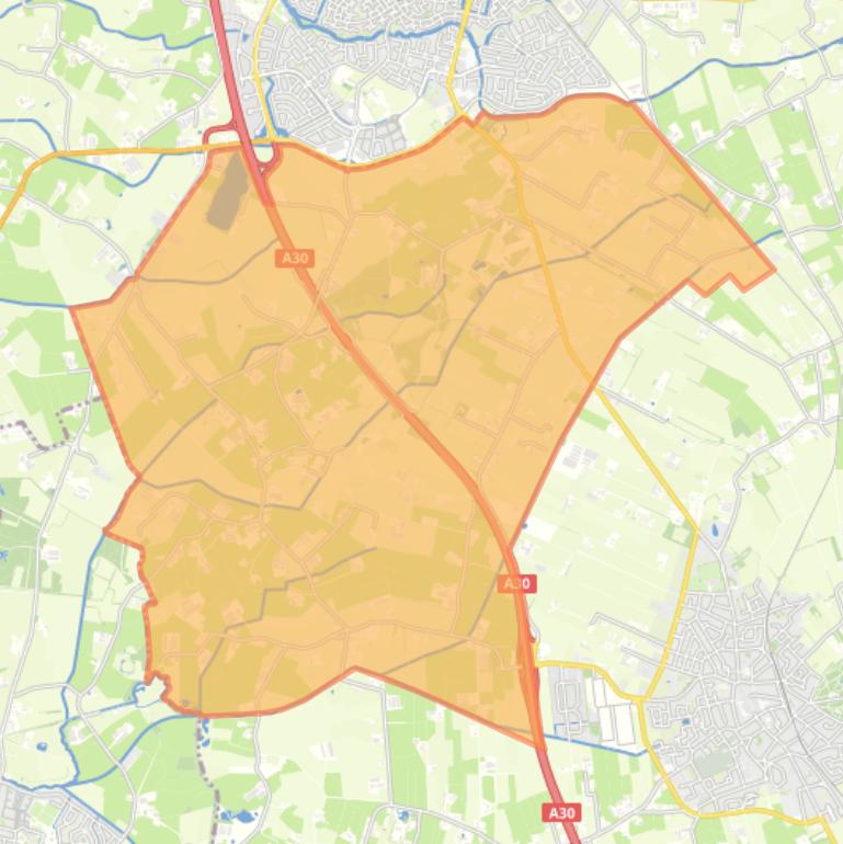 Kaart van de buurt Nederwoud.