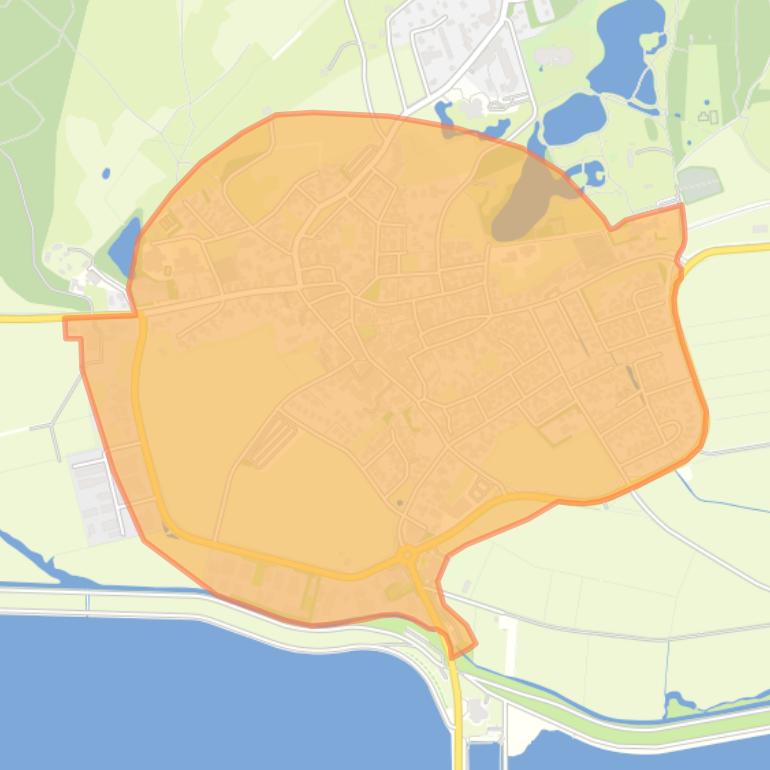 Kaart van de buurt Nes.