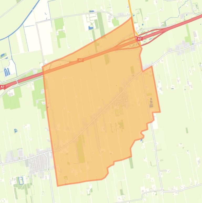 Kaart van de buurt Niebert.