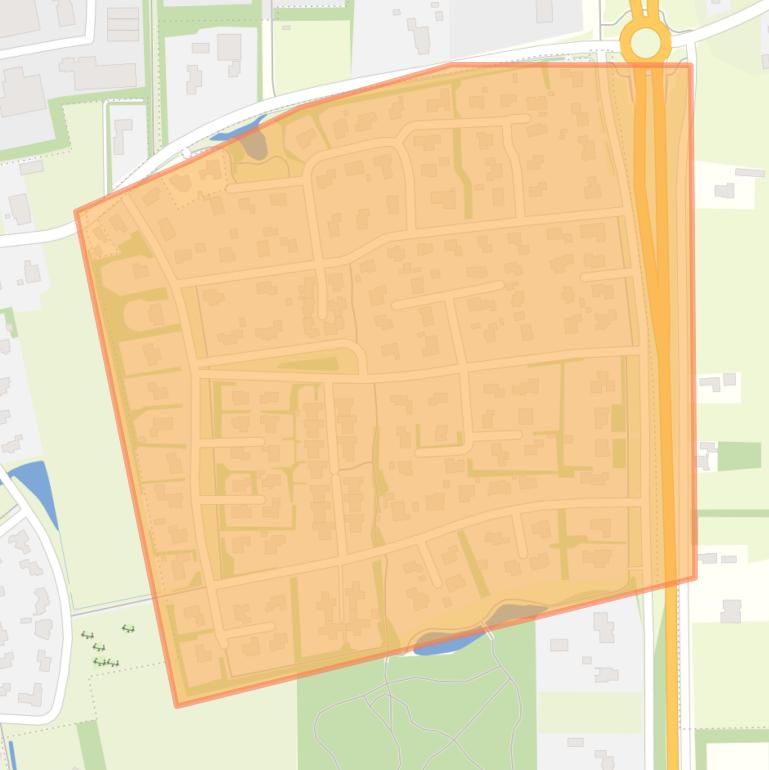 Kaart van de buurt Nienoordsrand.