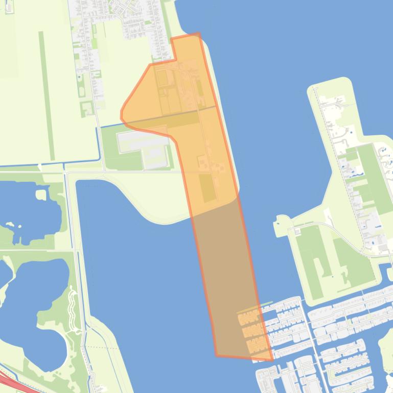 Kaart van de buurt Niesoord.