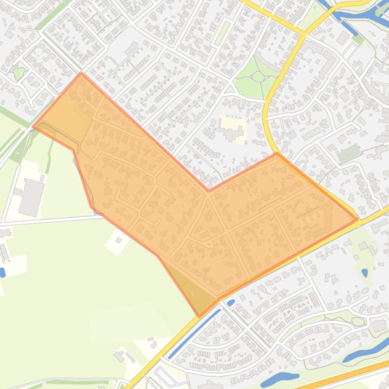 Kaart van de buurt Nieuw Boer.