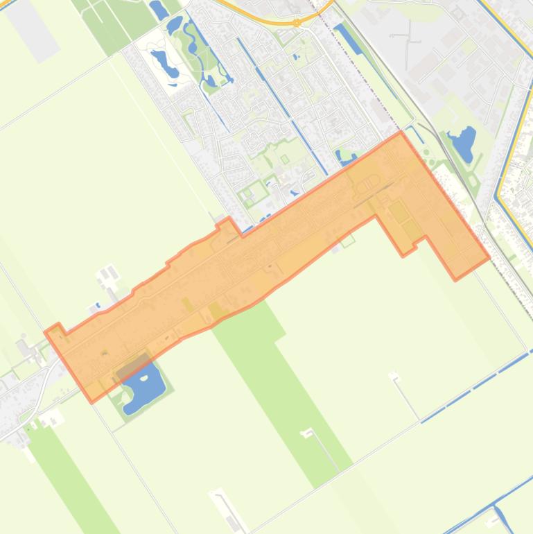 Kaart van de buurt Nieuw-Buinen Oost.