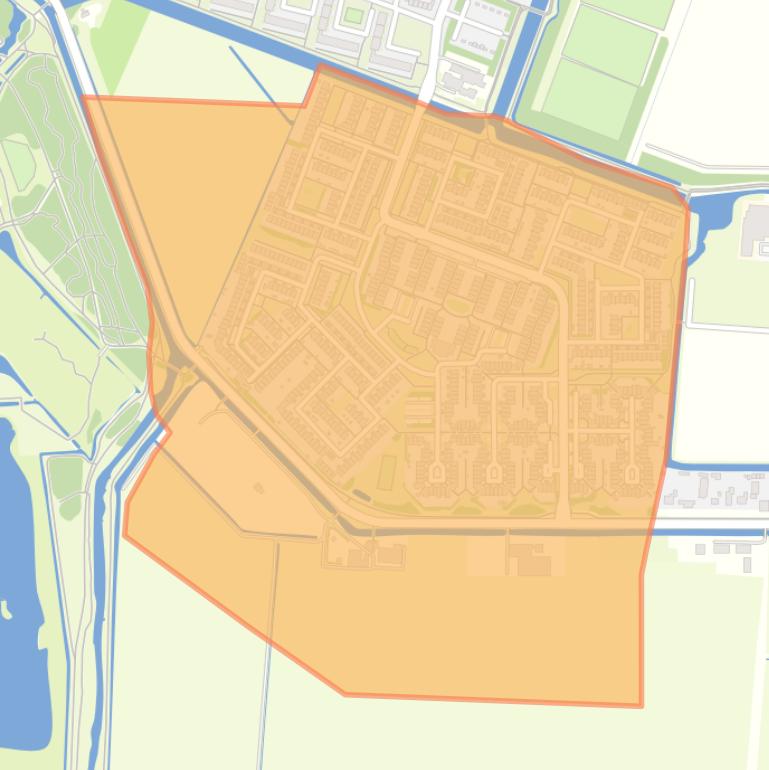 Kaart van de buurt Nieuw Den Helder Zuid-Oost.