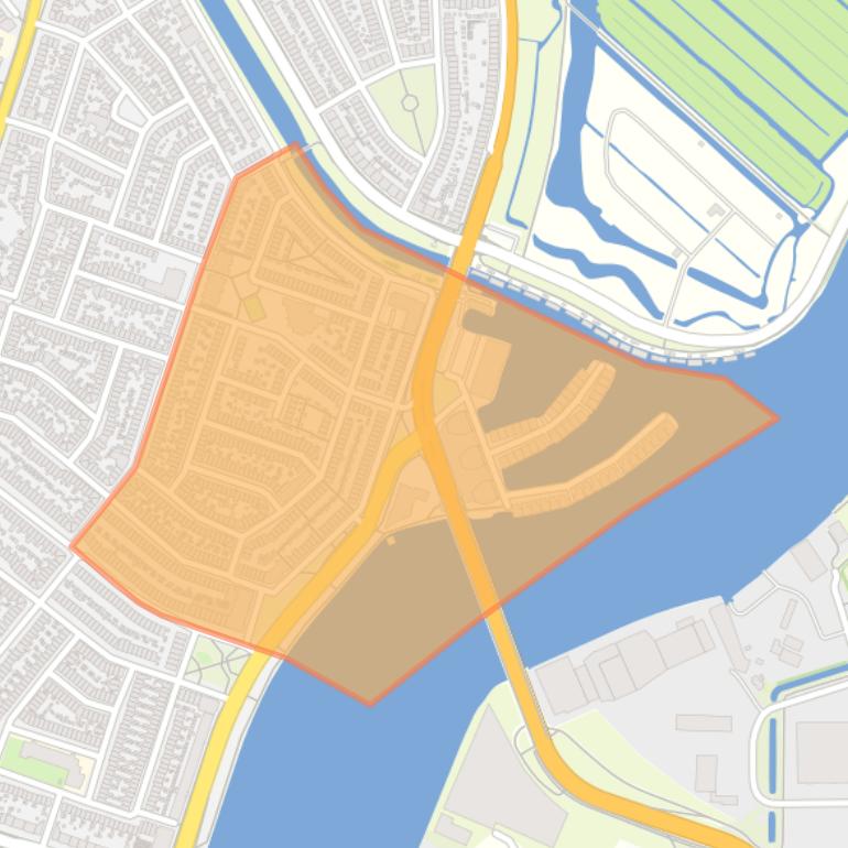 Kaart van de Nieuw-Guineabuurt.