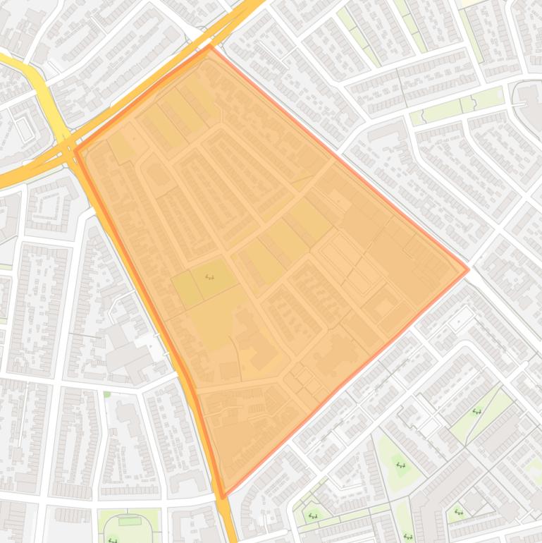 Kaart van de buurt Nieuwe Erven.