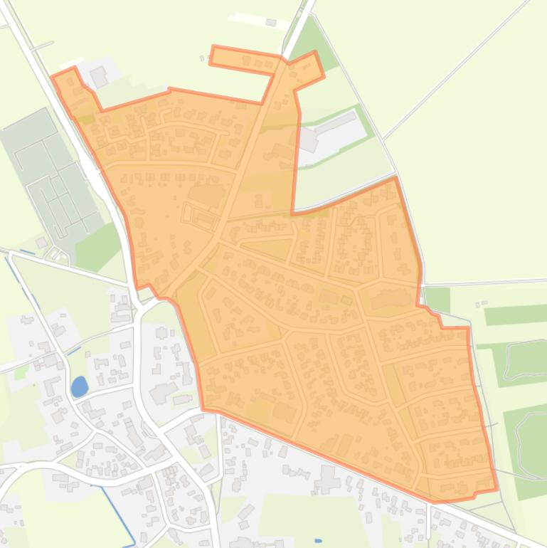 Kaart van de buurt Nieuwe Kampen.