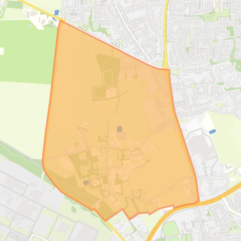 Kaart van de buurt Nieuwe Molen.