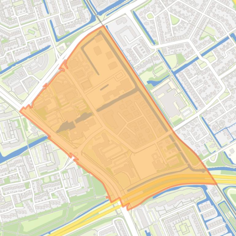 Kaart van de Nieuwe Steen - Buurt 22 01.