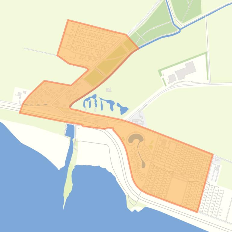 Kaart van de buurt Nieuwe-Tonge battenoord.