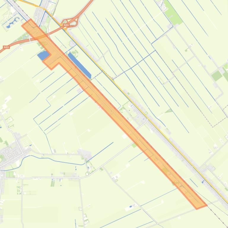 Kaart van de buurt Nieuwediep.