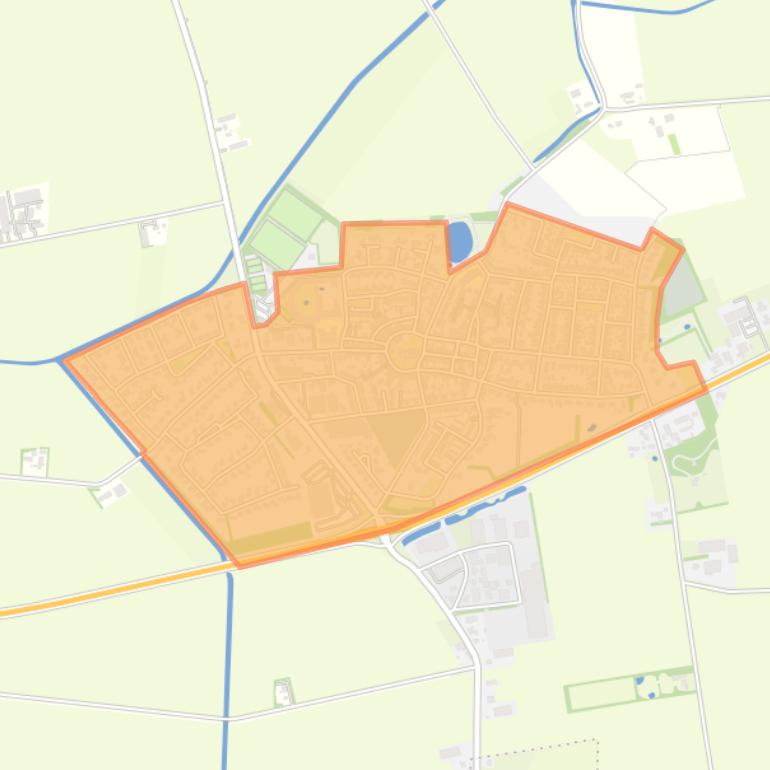 Kaart van de buurt Nieuwerkerk.