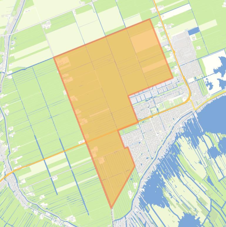 Kaart van de buurt Nieuwkoop Buitengebied West.