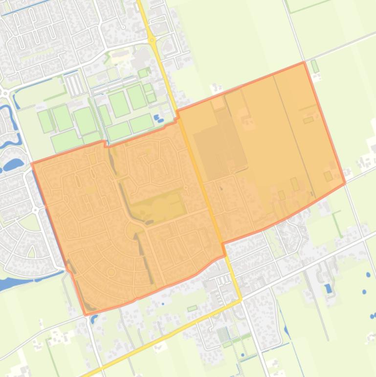 Kaart van de buurt Nieuwleusen Centrum-zuid.