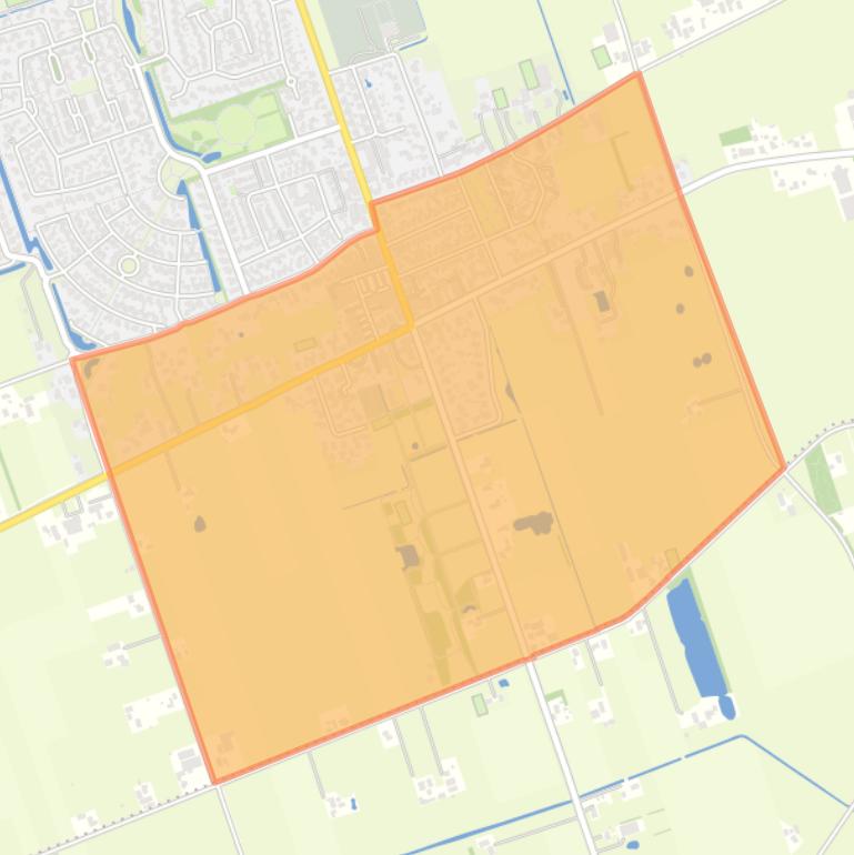 Kaart van de buurt Nieuwleusen Zuid.