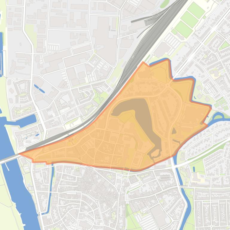 Kaart van de buurt Nieuwstad en Coehoornsingel.
