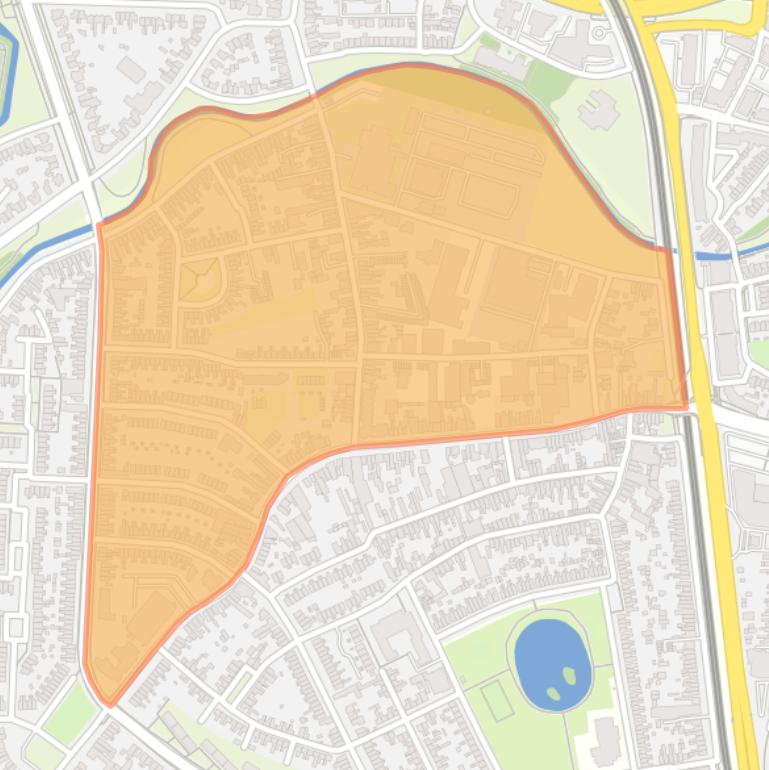 Kaart van de buurt Nieuwstraat -Witvoet en omgeving.