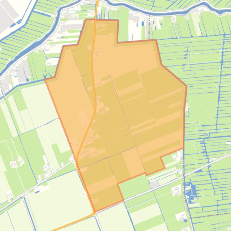 Kaart van de buurt Nieuwveen Buitengebied Vrouwenakker.