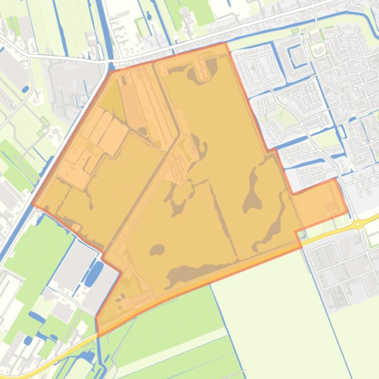Kaart van de buurt Nieuwveen Buitengebied West.