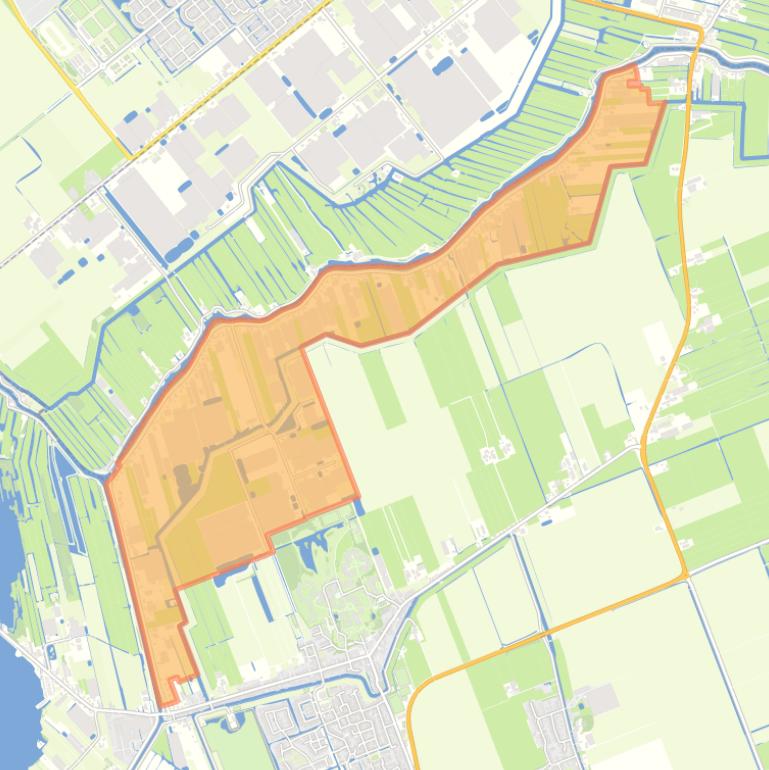 Kaart van de buurt Nieuwveens Jaagpad.